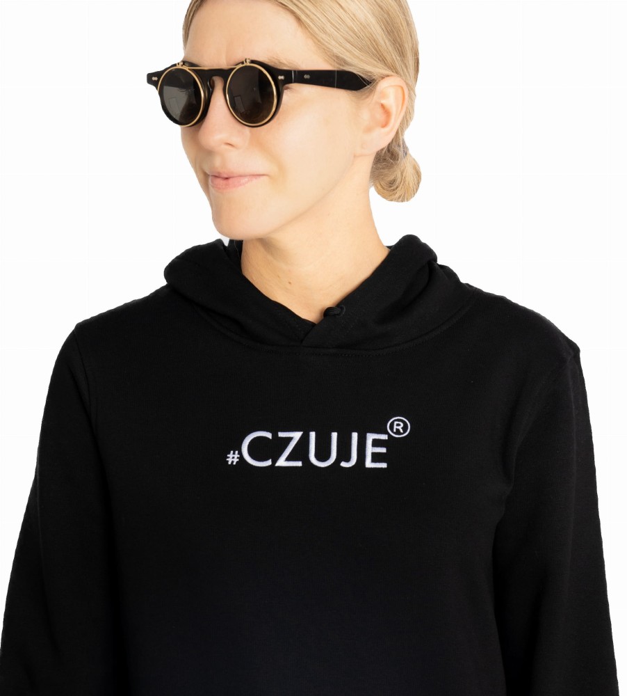 BLUZA DAMSKA #CZUJE® CZARNA