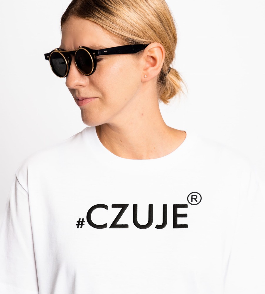 Koszulka Damska #CZUJE® Biała