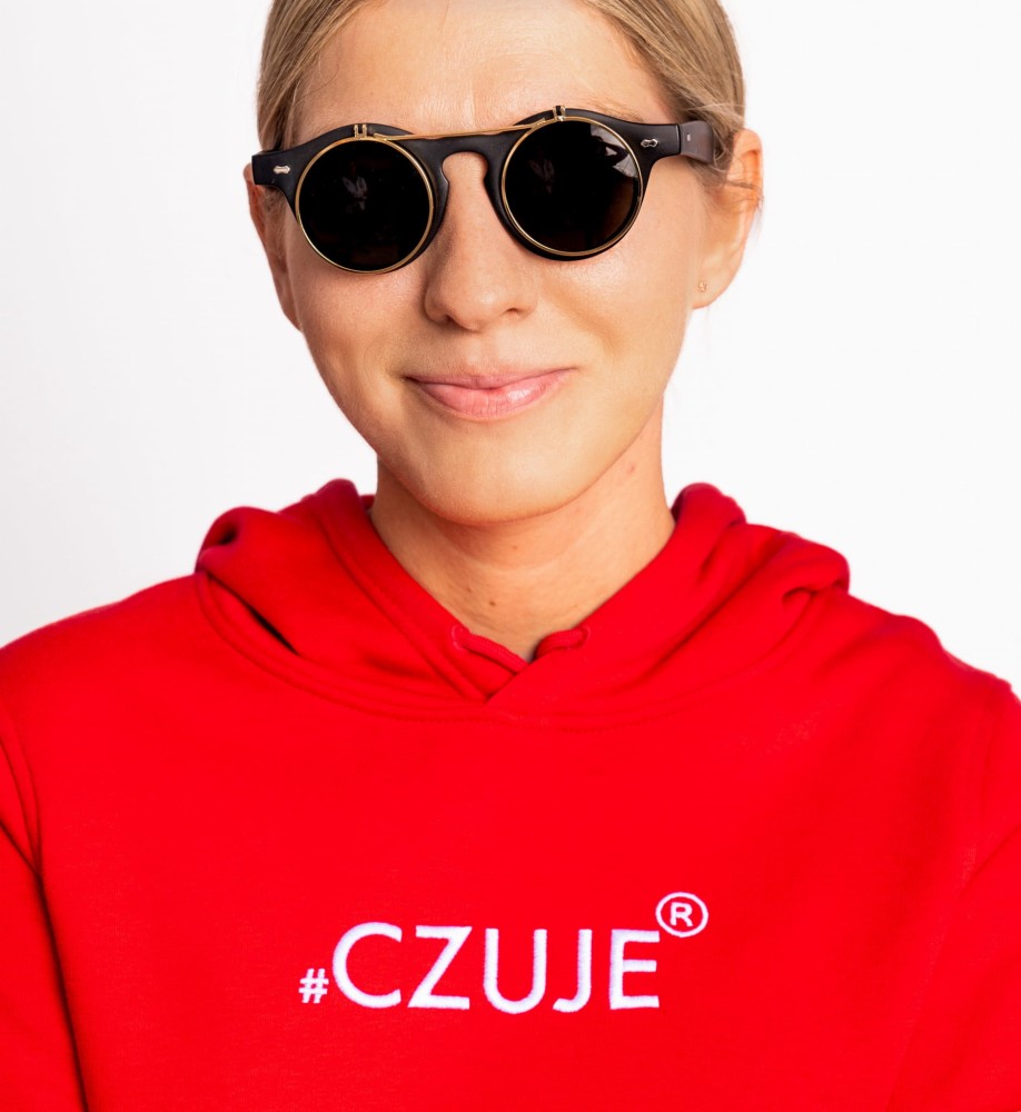 BLUZA DAMSKA #CZUJE® CZERWONA