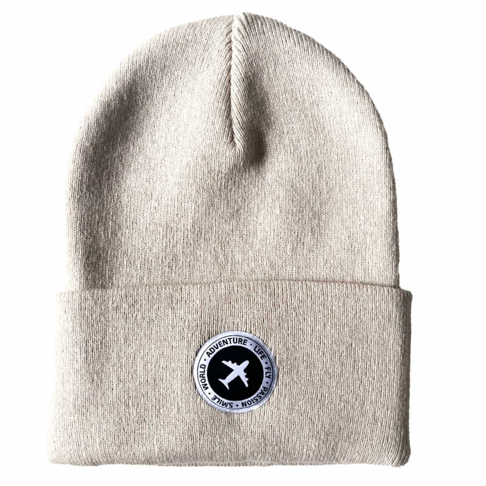 czapka czuje beżowa peak