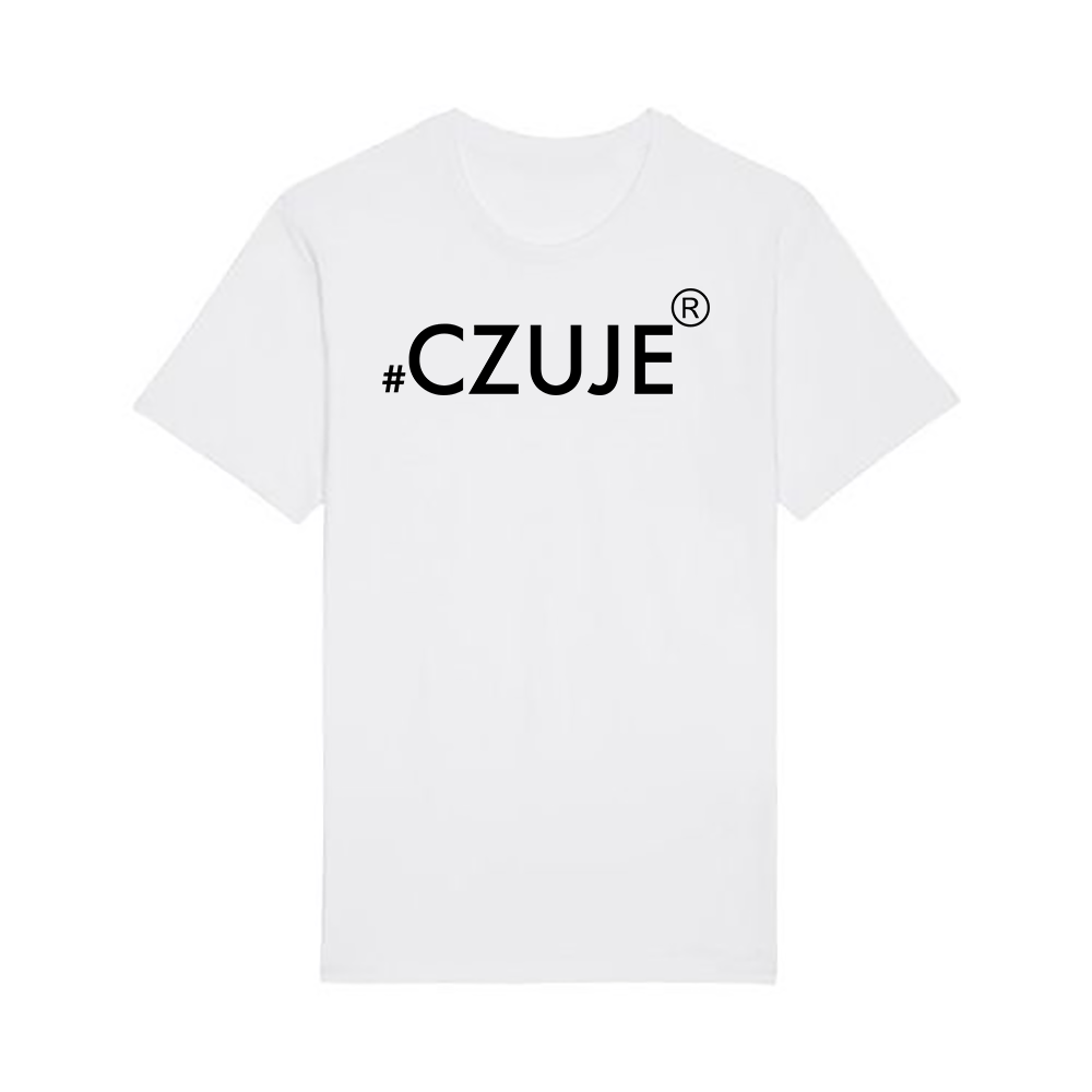 Koszulka Męska #CZUJE® Biała