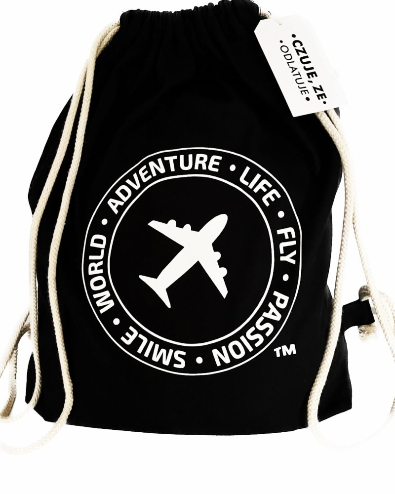 WOREK BAWEŁNIANY CZARNY