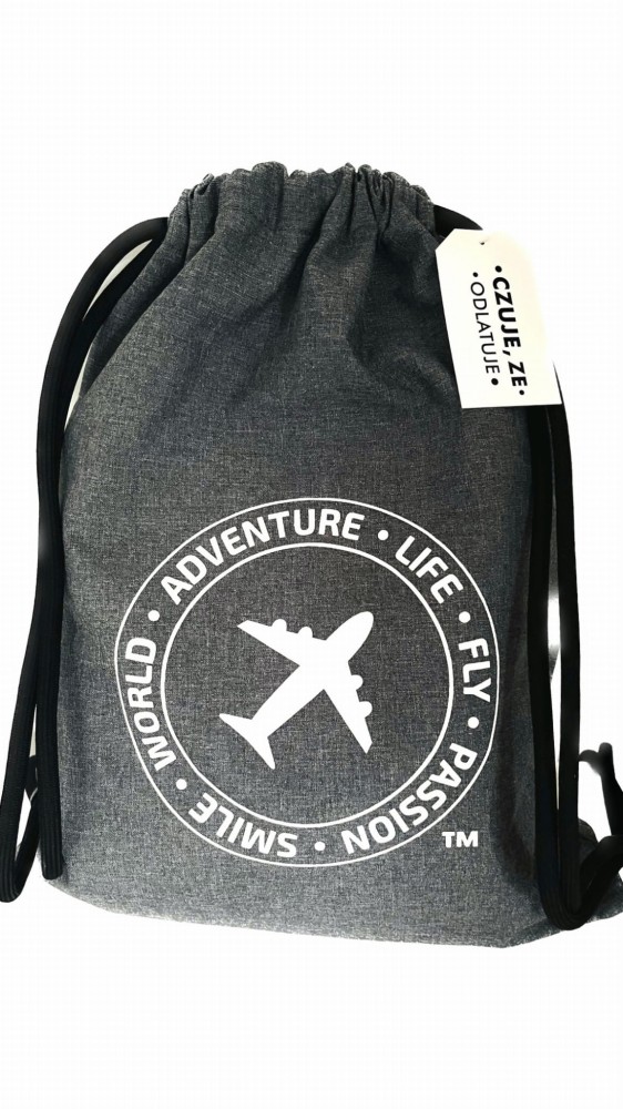 Worek Samolot CZUJE Szary 