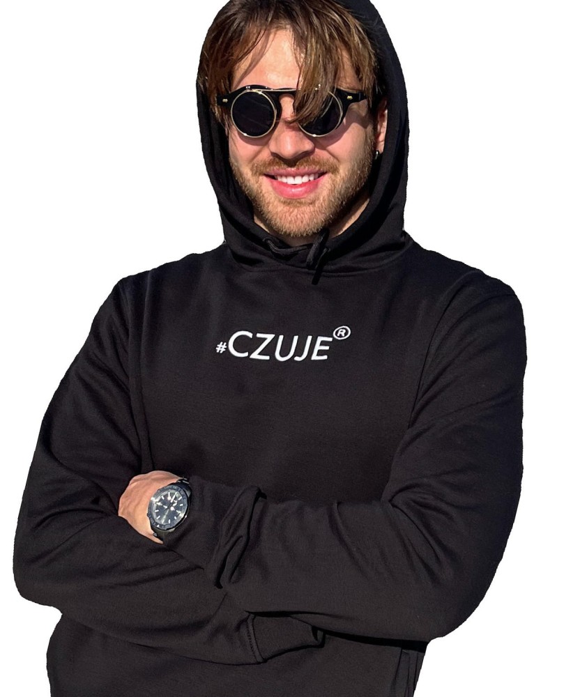 BLUZA MĘSKA #CZUJE® CZARNA