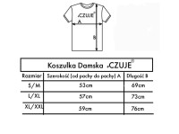 rozmiary koszulki damskie czuje