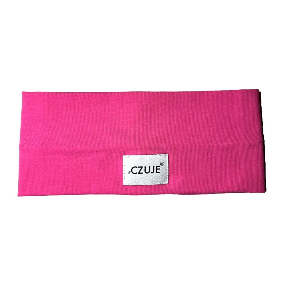 Opaska #czuje różowa 